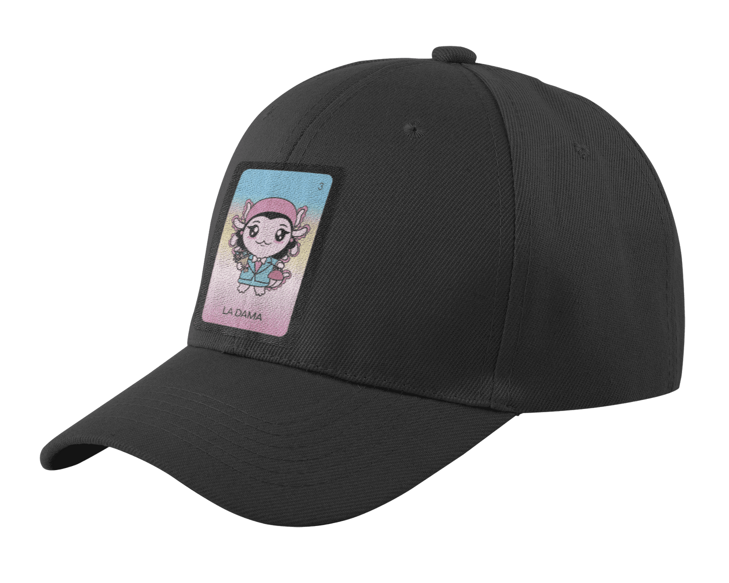 Gorra Unisex Curva Axoloteria La Dama Ajolote