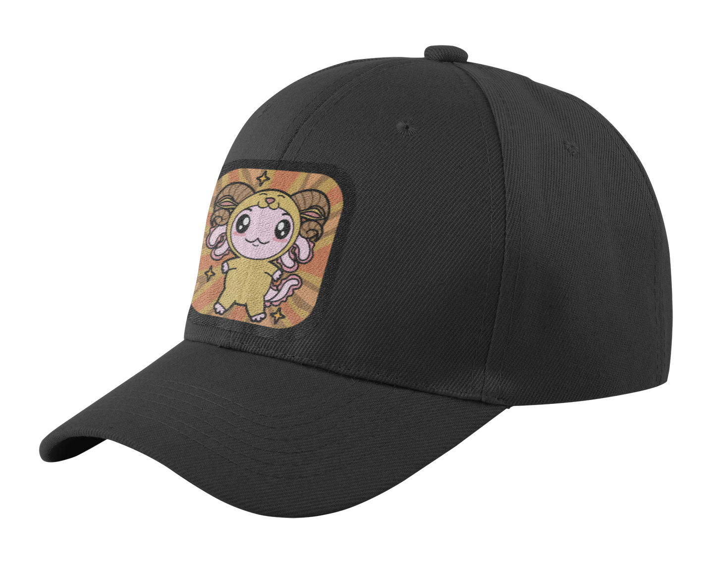 Gorra Unisex Curva Axolotzin Horoscopos Aries Ajolote
