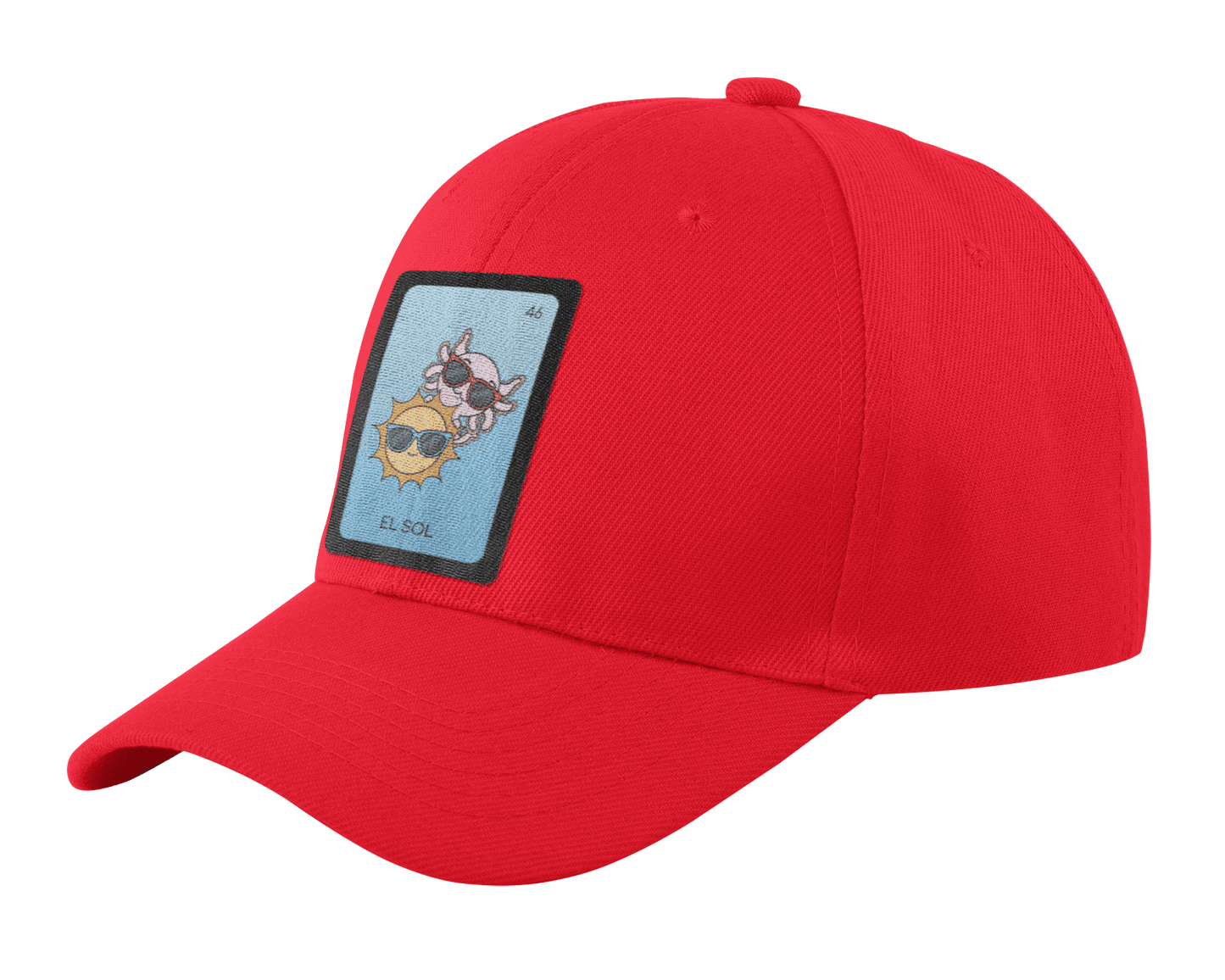 Gorra Unisex Curva Axoloteria El Sol Ajolote