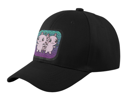 Gorra Unisex Curva Axolotzin Horoscopos Géminis Ajolote
