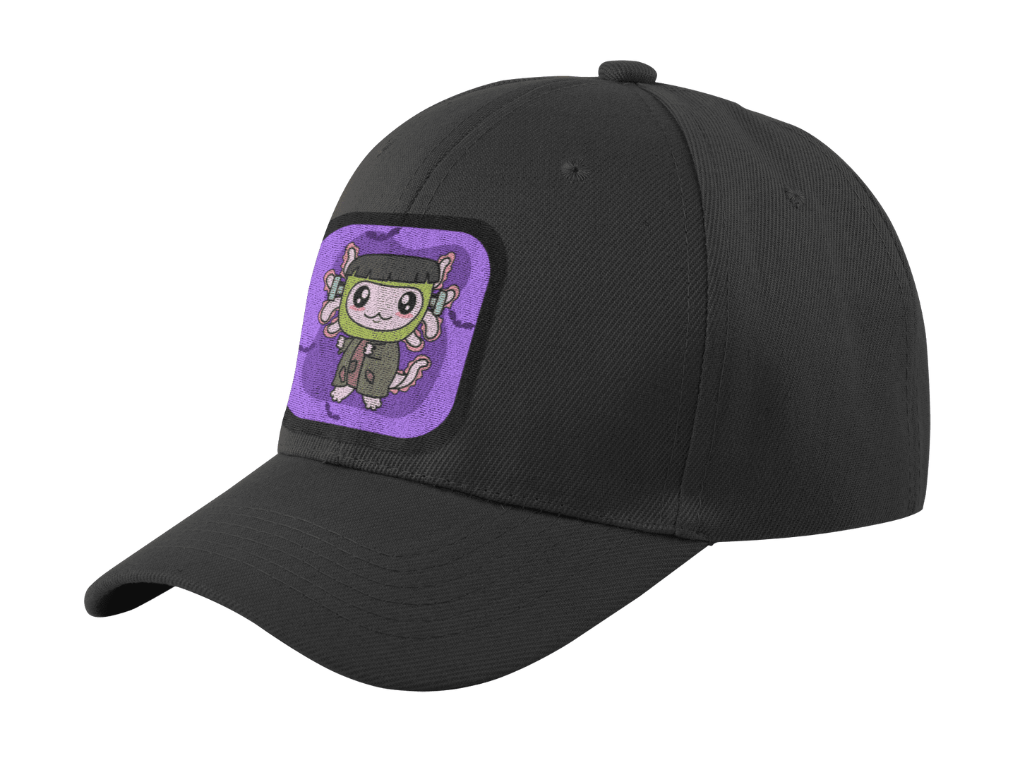 Gorra Unisex Curva Axolotzin Monstruo De Frankenstein
