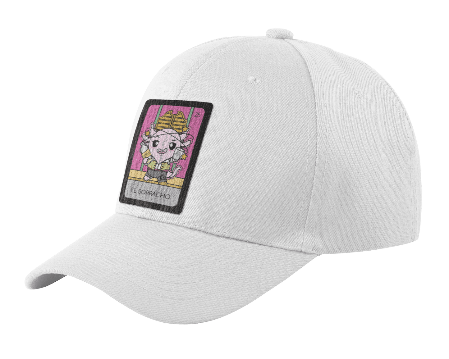 Gorra Unisex Curva Axoloteria El Borracho Ajolote