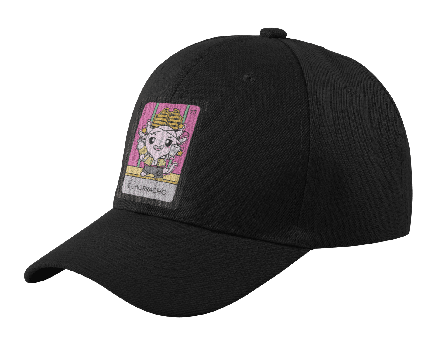 Gorra Unisex Curva Axoloteria El Borracho Ajolote