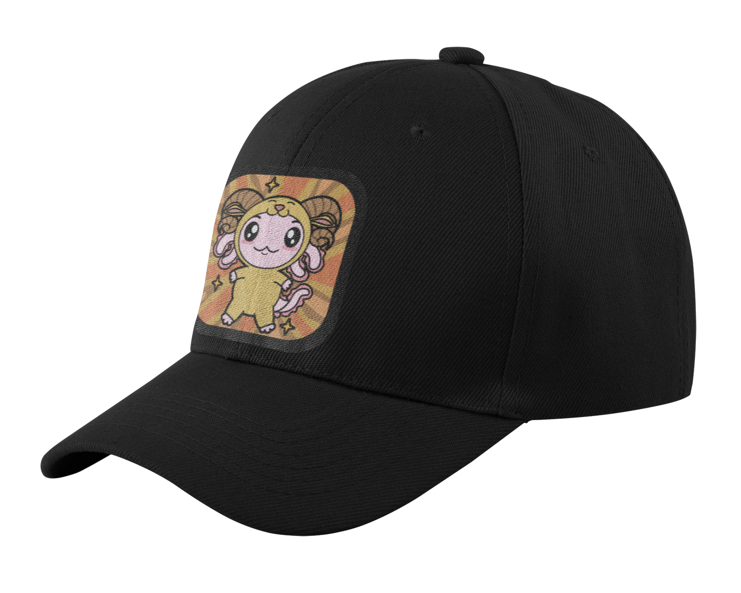 Gorra Unisex Curva Axolotzin Horoscopos Aries Ajolote