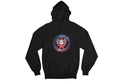 Hoodie Axolotzin Horóscopos Galaxy Cancer Ajolote Unisex