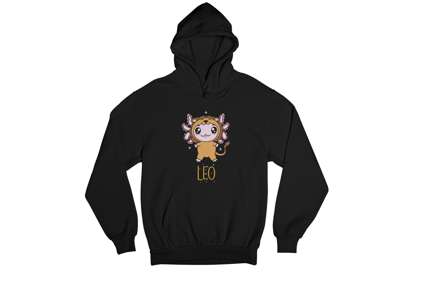Hoodie Axolotzin Horóscopos Nombre Leo Ajolote Unisex