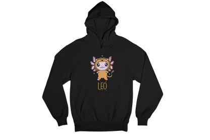 Hoodie Axolotzin Horóscopos Nombre Leo Ajolote Unisex