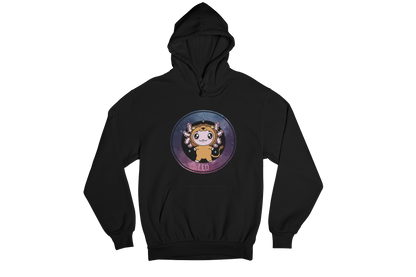 Hoodie Axolotzin Horóscopos Galaxy Leo Ajolote Unisex