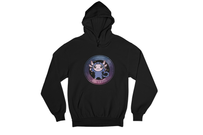 Hoodie Axolotzin Horóscopos Galaxy Escorpio Ajolote Unisex