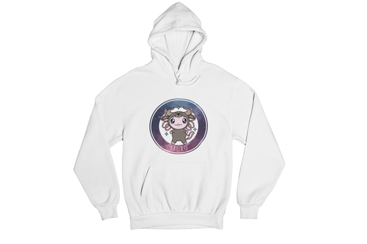 Hoodie Axolotzin Horóscopos Galaxy Tauro Ajolote Unisex