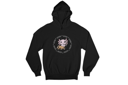 Hoodie Axolotzin Horóscopos Aro Sagitario Ajolote Unisex