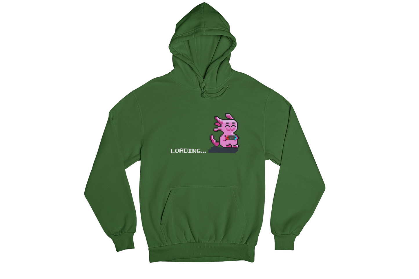 Hoodie Axolotl Loading Ajolote Unisex
