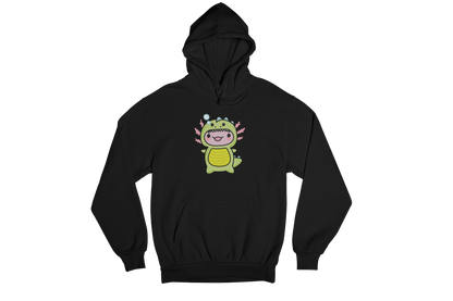 Hoodie Ajolote Dino Xo The Monster Unisex