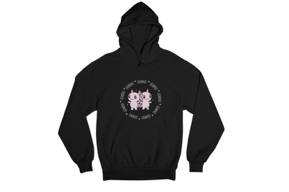 Hoodie Axolotzin Horóscopos Aro Geminis Ajolote Unisex