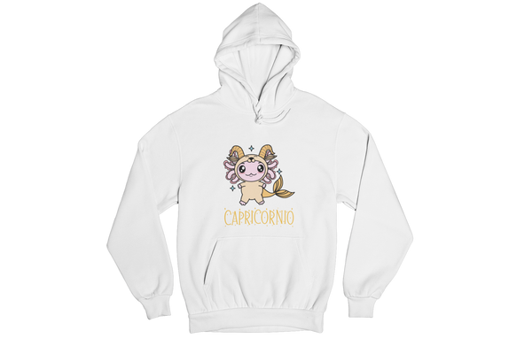 Hoodie Axolotzin Horóscopos Nombre Capricornio Ajolote Unisex