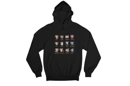 Hoodie Axolotzin Horóscopos Ajolote Unisex