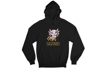 Hoodie Axolotzin Horóscopos Nombre Sagitario Ajolote Unisex