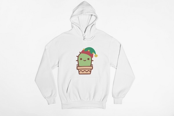 Hoodie Navideña Cactus Unisex