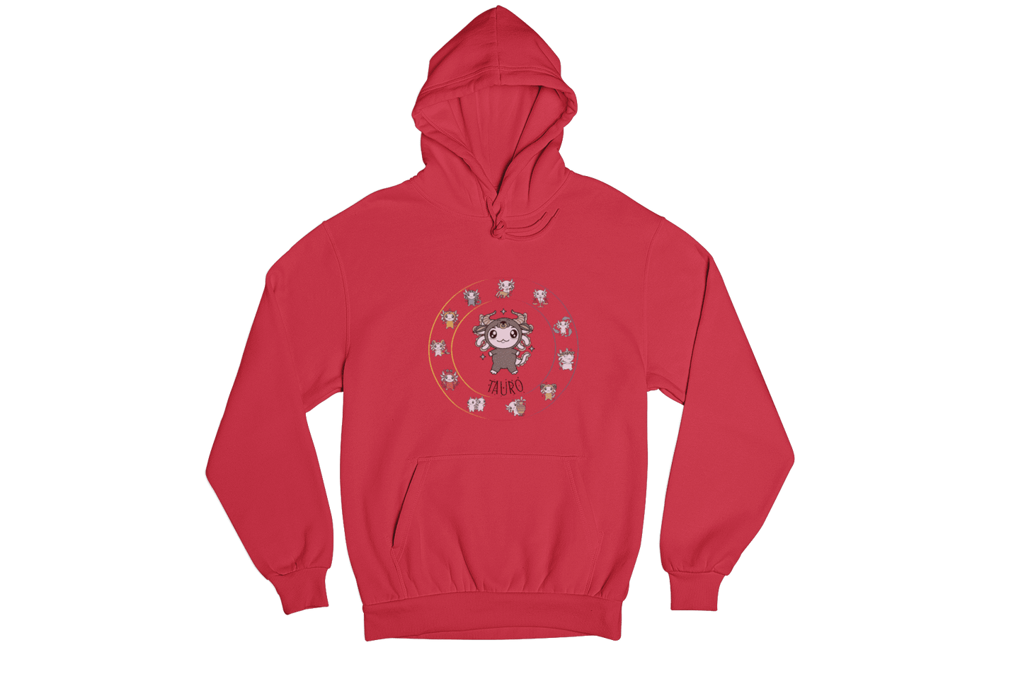 Hoodie Horóscopos Tauro Axolotzin Ajolote Unisex