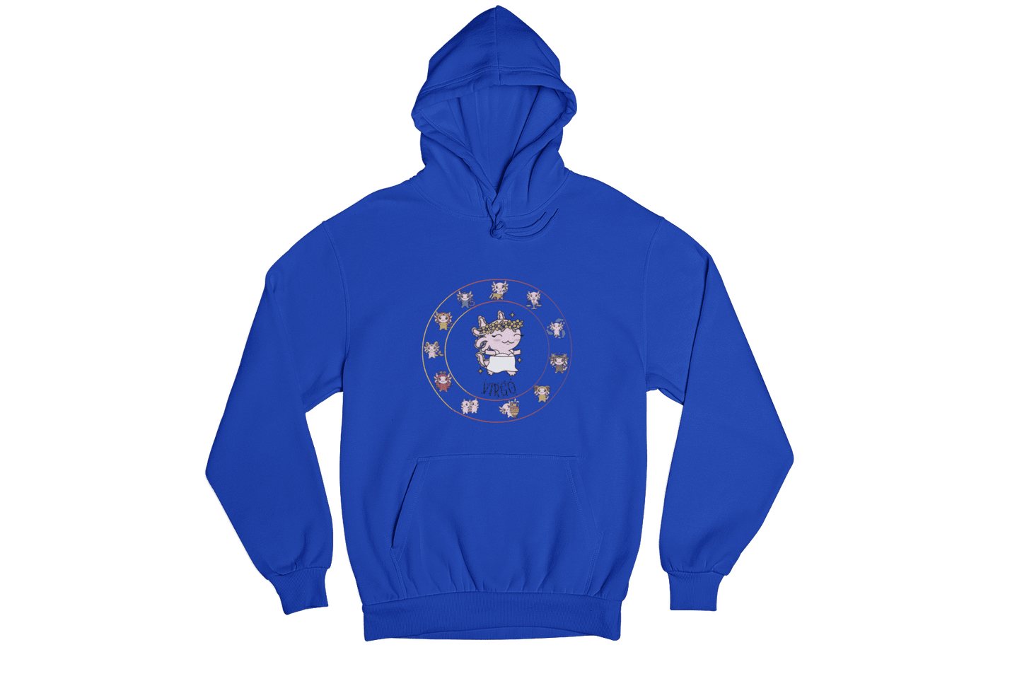 Hoodie Horóscopos Virgo Axolotzin Ajolote Unisex