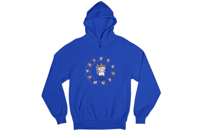 Hoodie Horóscopos Virgo Axolotzin Ajolote Unisex