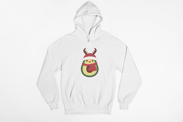 Hoodie Navideña Aguacate Reno Unisex