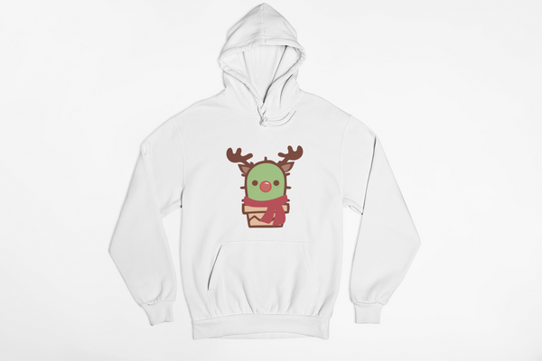 Hoodie Navideña Cactus Disfraz Reno Unisex