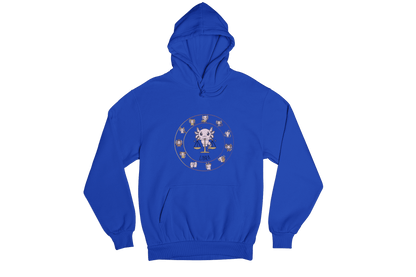 Hoodie Horóscopos Libra Axolotzin Ajolote Unisex