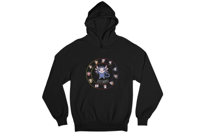 Hoodie Horóscopos Escorpio Axolotzin Ajolote Unisex