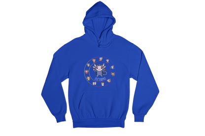 Hoodie Horóscopos Escorpio Axolotzin Ajolote Unisex