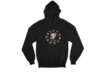 Hoodie Horóscopos Sagitario Axolotzin Ajolote Unisex