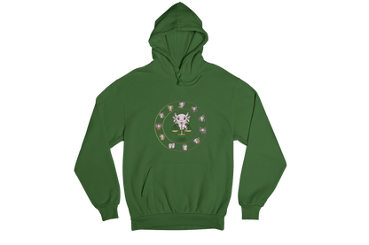 Hoodie Horóscopos Libra Axolotzin Ajolote Unisex