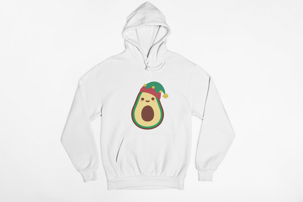 Hoodie Navideña Aguacate Unisex