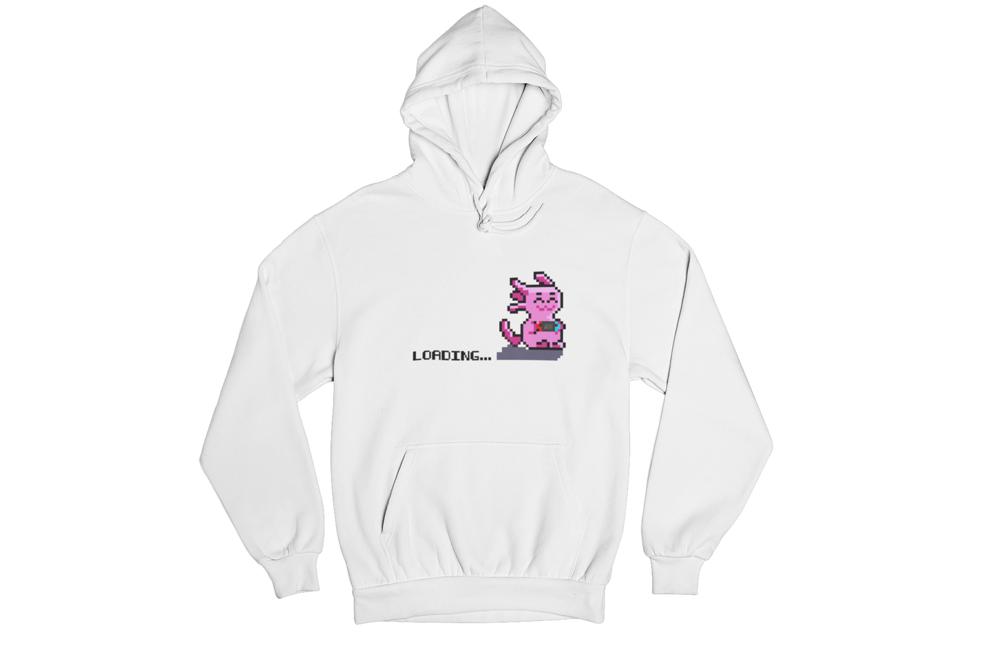 Hoodie Axolotl Loading Ajolote Unisex