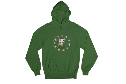 Hoodie Horóscopos Sagitario Axolotzin Ajolote Unisex
