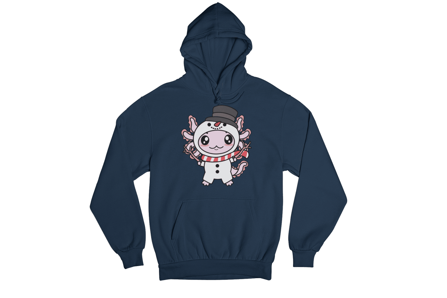 Axolotzin Muñeco De Nieve Ajolote Navidad