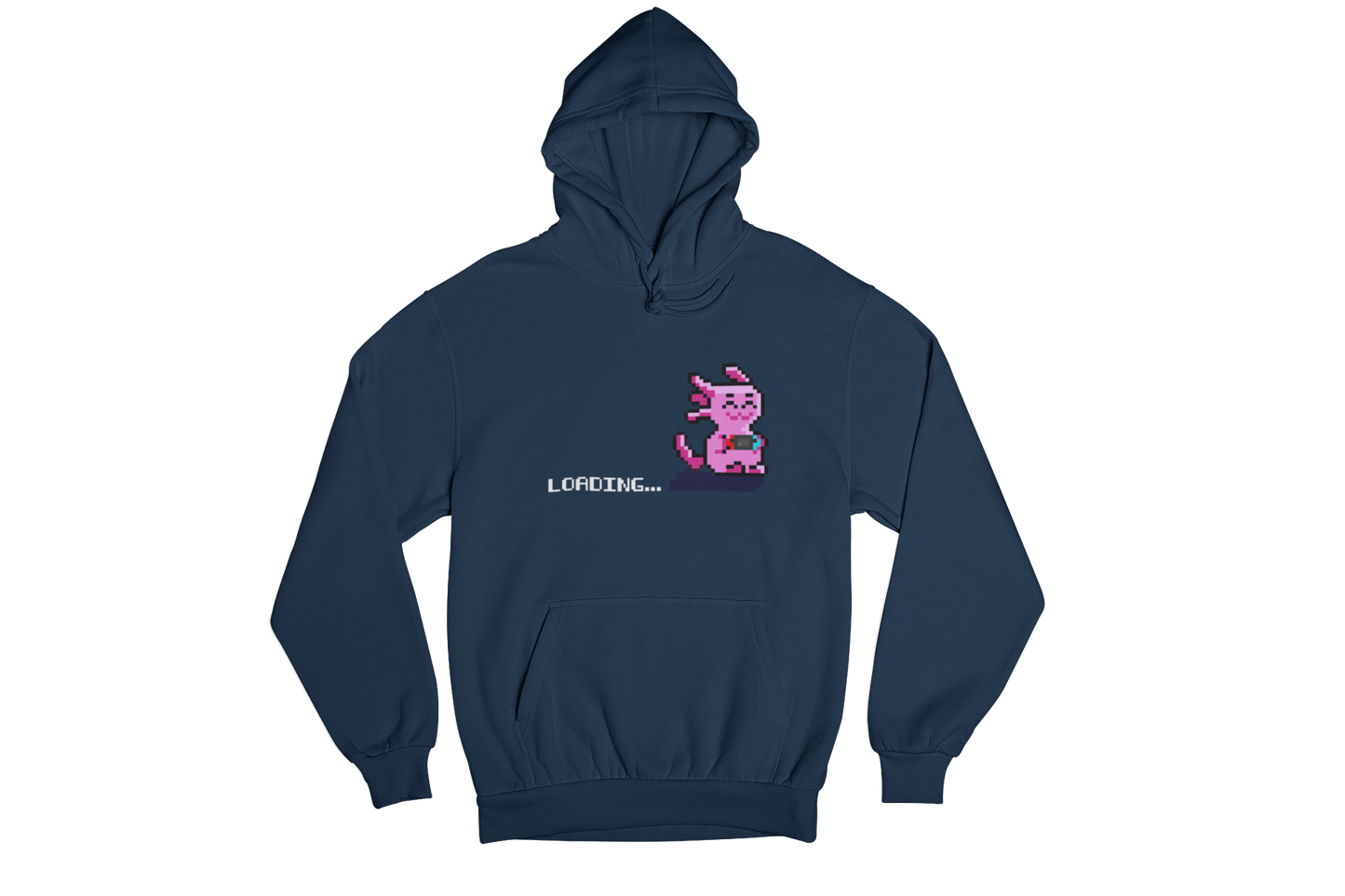 Hoodie Axolotl Loading Ajolote Unisex