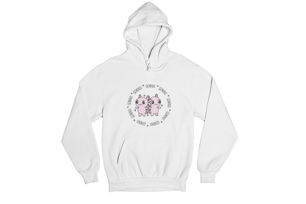 Hoodie Axolotzin Horóscopos Aro Geminis Ajolote Unisex