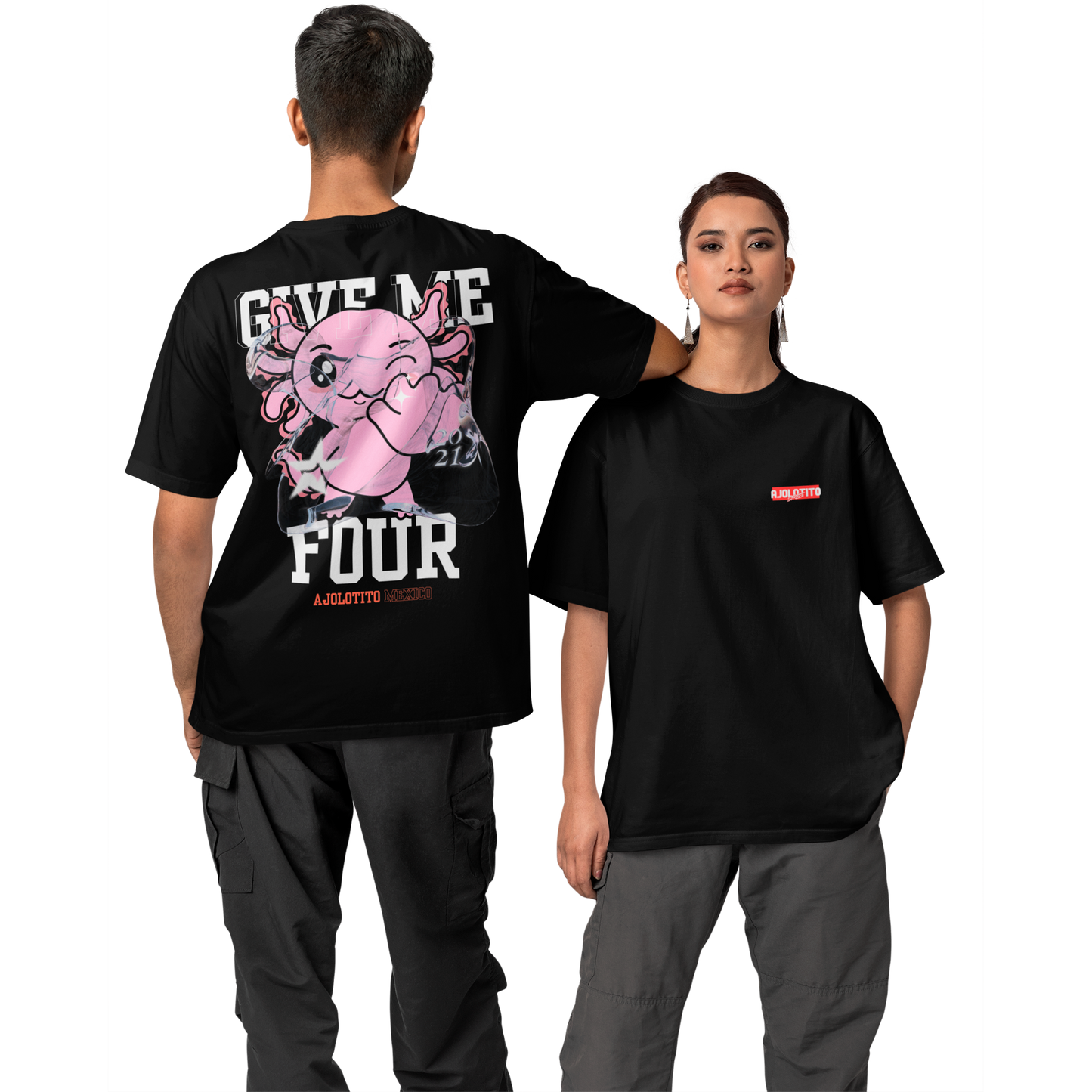 GIVE FOUR OVERSIZED UNISEX