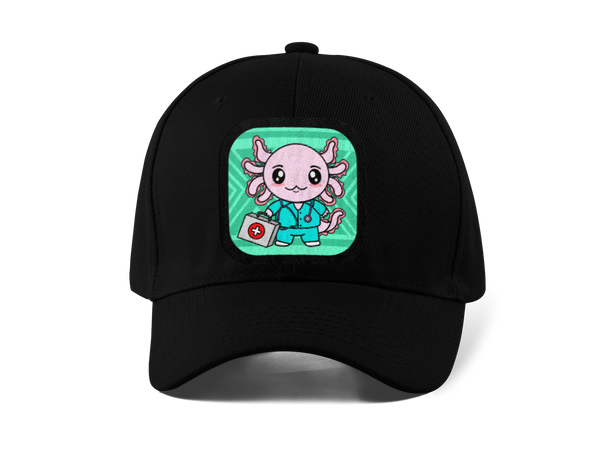 Gorra Unisex Curva Axolotzin Enfermero