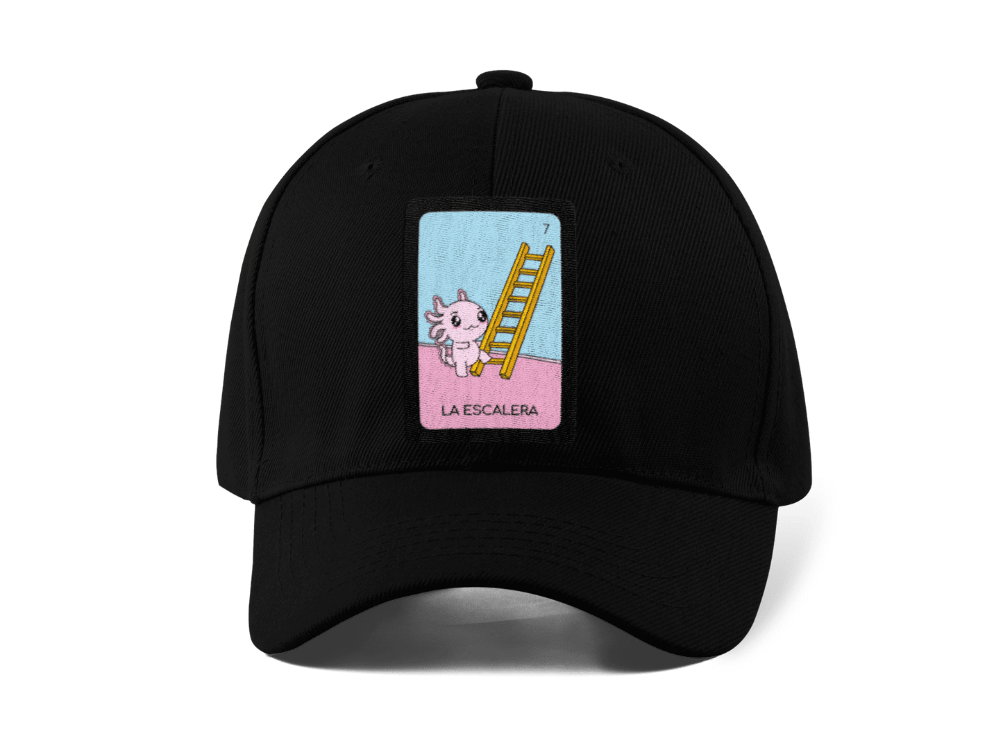 Gorra Unisex Curva Axoloteria La Escalera Ajolote