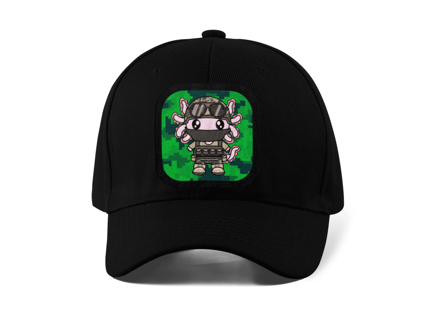 Gorra Unisex Curva Axolotzin Militar