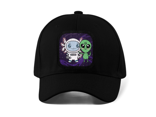 Gorra Unisex Curva Axolotzin Y Marcianito