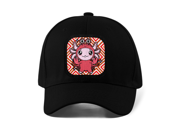 Gorra Unisex Curva Axolotzin Horoscopos Cáncer Ajolote