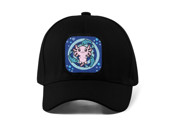 Gorra Unisex Curva Axolotzin Horoscopos Piscis Ajolote