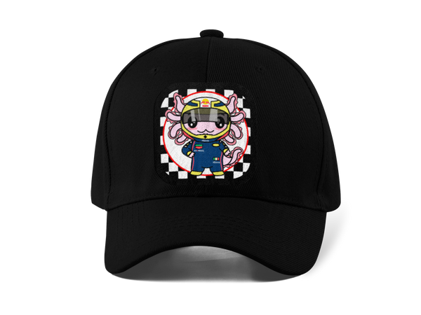 Gorra Unisex Curva Axolotzin Piloto De Carreras