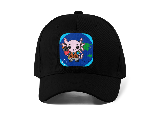 Gorra Unisex Curva Axolotzin Reportero