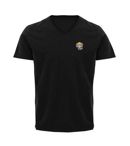 Playera Cuello V Axolotzin Constructor Ajolote Adulto