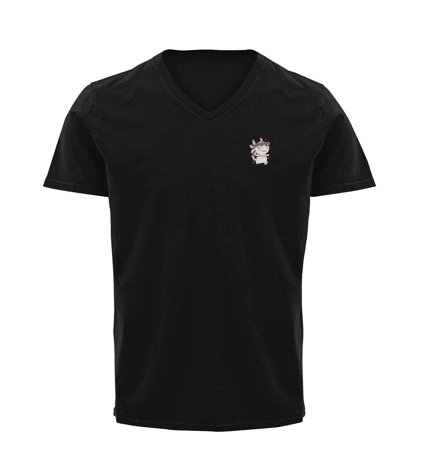 Playera Cuello V Horoscopos Virgo Axolotzin Ajolote Adulto