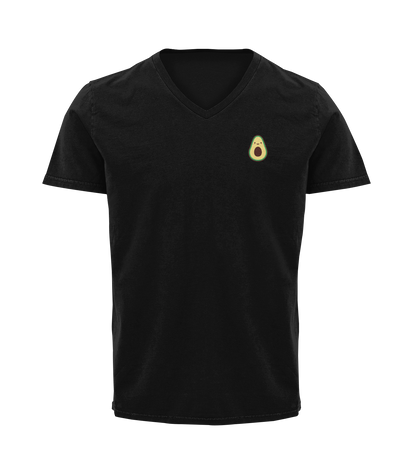 Playera Cuello V Aguacate Adulto E Infantil